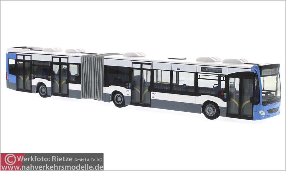 Rietze Busmodell Artikel 73620 Mercedes-Benz O 530 Citaro G C 2 E 6 2015 S W U Verkehr G m b H Ulm