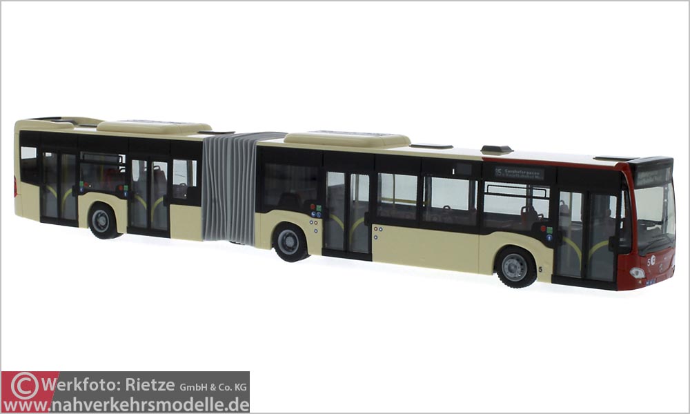 Rietze Busmodell Artikel 73622 Mercedes-Benz O 530 Citaro G C 2 2015 Stadtwerke Klagenfurt