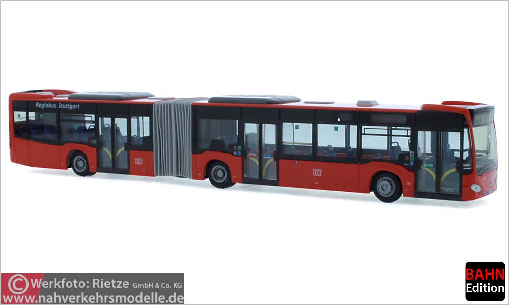 Rietze Busmodell Artikel 69570 Mercedes-Benz Citaro G C 2 2012 Regiobus Stuttgart