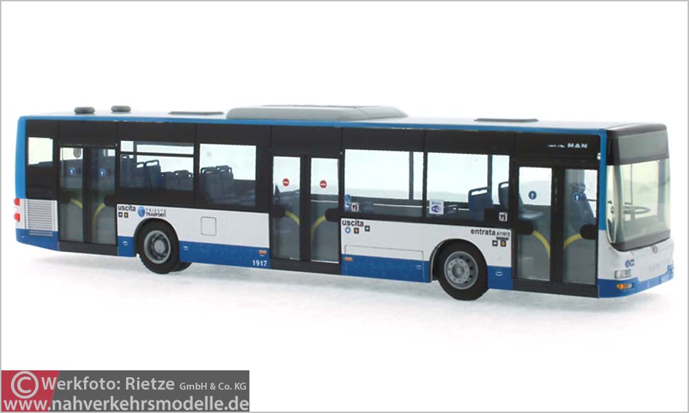 Rietze Busmodell Artikel 73907 M A N Lions City 2015 Trieste Transporti