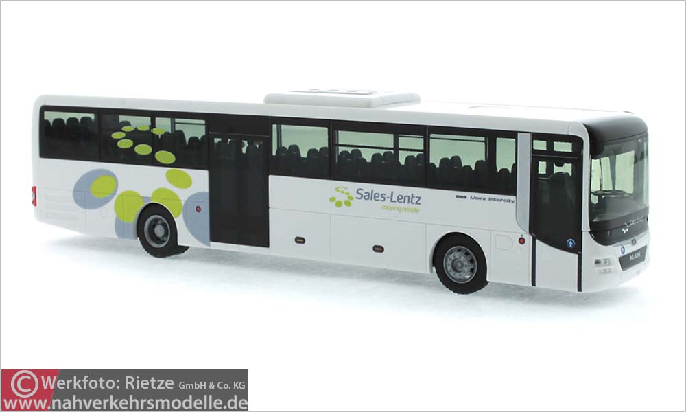 Rietze Busmodell Artikel 74710 M A N Lions Intercity 2017 Sales-Lentz Luxemburg Bascharage
