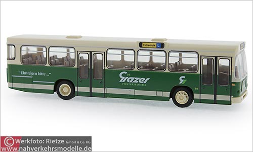 Rietze Busmodell Artikel 71347 M A N S L 200 Grazer Verkehrsbetriebe Fahrschule