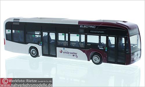 Rietze Busmodell Artikel 75511 Mercedes-Benz eCitaro Emile Weber Luxemburg