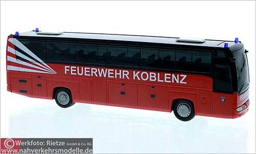 Rietze Busmodell Artikel 64718 Renault Iliade Feuerwehr Koblenz