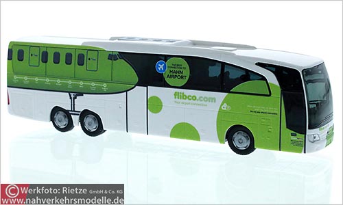 Rietze Busmodell Artikel 66360 Mercedes-Benz Travego M Bohr Omnibus Flibco