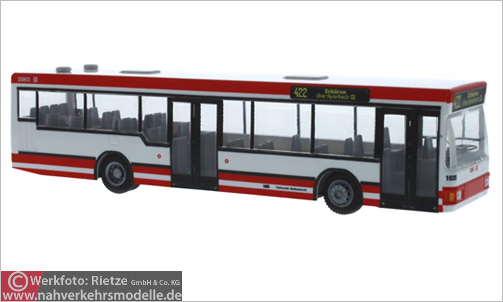 Rietze Busmodell Artikel 75013 Messemodell Intermodellbau 2018 M A N S L 202 2 Dortmunder Stadtwerke