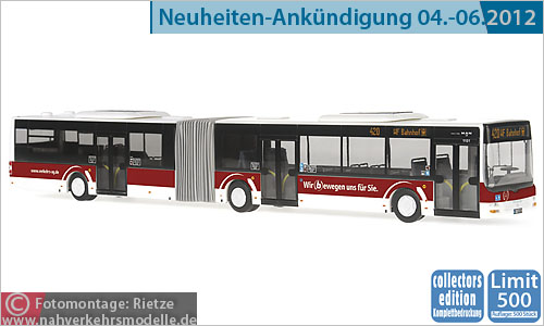 Rietze MAN Lions City GL Braunschweig Busmodell Modellbus Modellbusse Busmodelle Doppelstockbus Doppeldecker