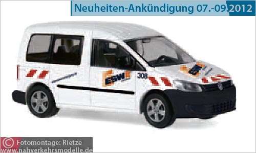Rietze Volkswagen Caddy ESWE Modellbus Busmodell Modellbusse Busmodelle