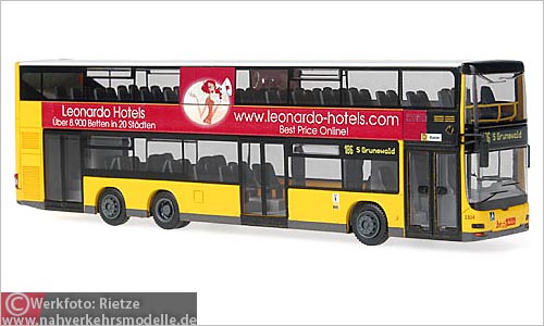 Rietze MAN Lions City DL 07 Modellbus Busmodell Modellbusse Busmodelle