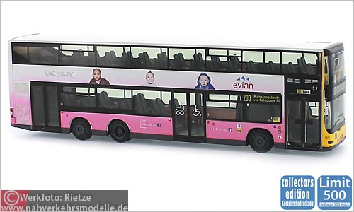 Rietze MAN Lions City DL 07 Modellbus Busmodell Modellbusse Busmodelle