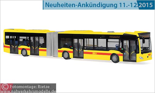 Rietze Busmodell Artikel 69533 Mercedes-Benz O 530 Citaro G C 2 Euro 6 B L T Schweiz