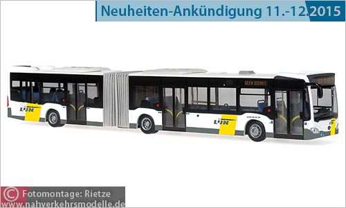 Rietze Busmodell Artikel 69534 Mercedes-Benz O 530 Citaro G C 2 Euro 6 De Lijn