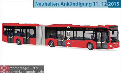 Rietze Busmodell Artikel 69535 Mercedes-Benz O 530 Citaro G C 2 Euro 6 Zimmerbergbus