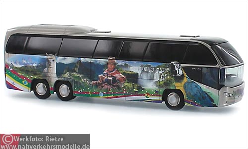 Rietze Busmodell Artikel 67121 Neoplan Cityliner C World Wide Reisen Südamerika