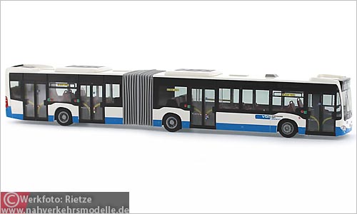 Rietze Busmodell Artikel 69511 Mercedes Benz O 530 Citaro G C 2 E 6 Verkehrsbetriebe Luzern V B L