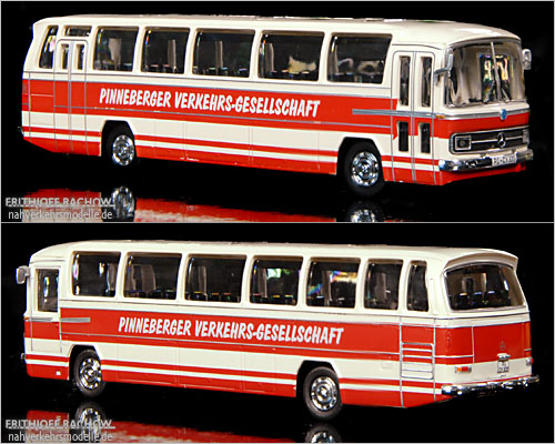 Schuco Mercedes Benz O302 PVG Schenefeld Reisebus 1:87