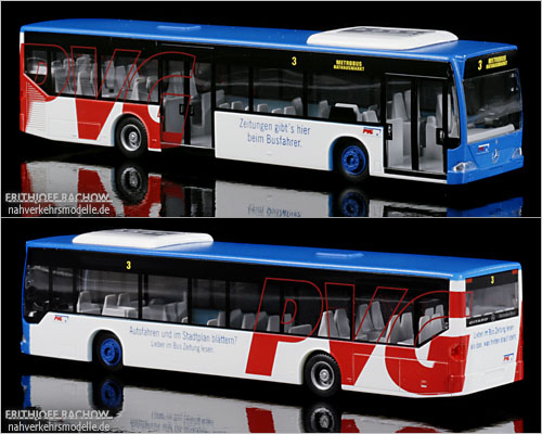 Rietze MB O530 Citaro PVG Schenefeld Sondermodell Metrobus M3