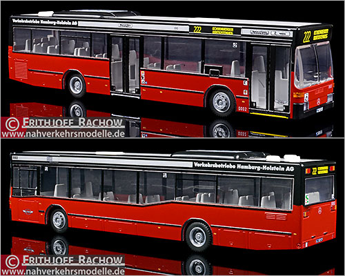 Rietze Busmodell Artikel 75236 Mercedes-Benz O 405 N 2 Verkehrsbetriebe Hamburg Holstein