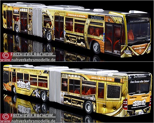 Rietze Busmodell Artikel 67073 Mercedes-Benz O 530 Citaro G C 2 E 6 Verkehrsbetriebe Hamburg Holstein A G