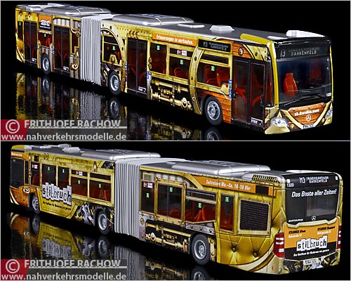 Rietze Busmodell Artikel 67073 Mercedes-Benz O 530 Citaro G C 2 E 6 Verkehrsbetriebe Hamburg Holstein A G