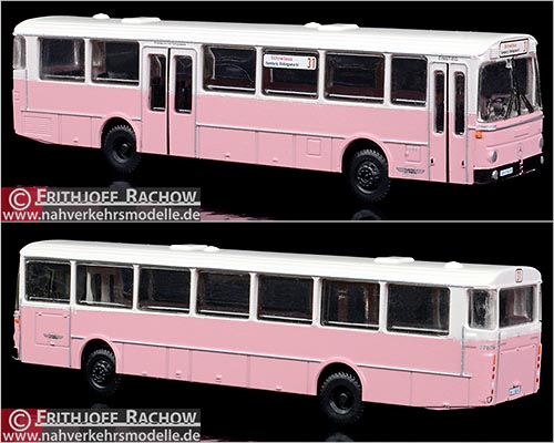 Lemke Minis Busmodell Artikel LC4013 Mercedes Benz O 307 Schnellbus Verkehrsbetriebe Hamburg Holstein A G V H H