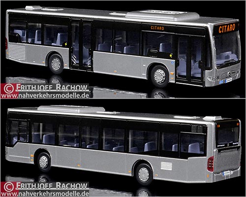 Tomytec Busmodell Artikel 974576 Mercedes Benz O 530 Citaro Facelift neutral silber