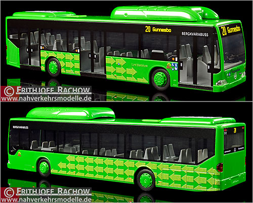 Rietze Busmodell Artikel 62498 Mercedes-Benz O 530 Citaro Ü C N G Stadsbuss Lund