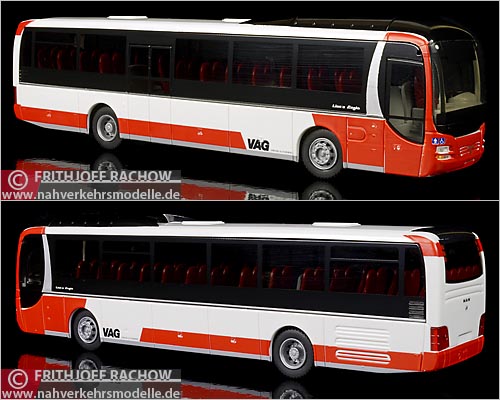 Rietze Busmodell Artikel 65838 M A N Lions Regio V A G Nürnberg Fahrschulbus