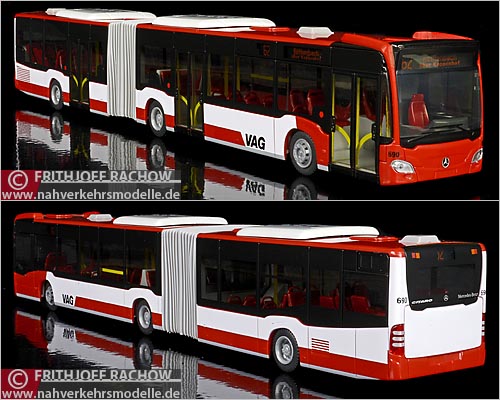 Rietze MB O530G Citaro C2 2011 VAG Nürnberg Modellbus Busmodell Modellbusse Busmodelle