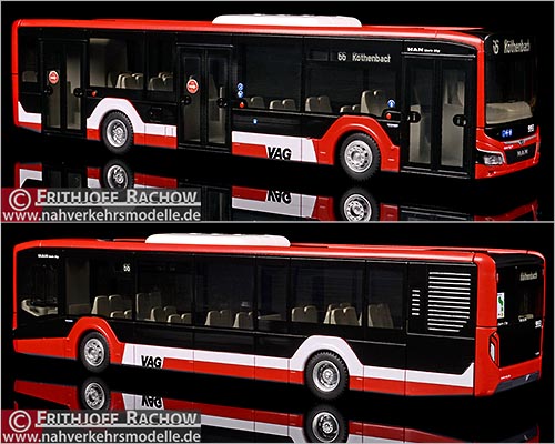 Rietze Busmodell Artikel 75303 M A N Lions City 12 Verkehrsaktiengesellschaft Nürnberg