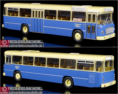 VKModelle MAN 750 Metrobus SWM München Modellbus Busmodell Modellbusse Busmodelle