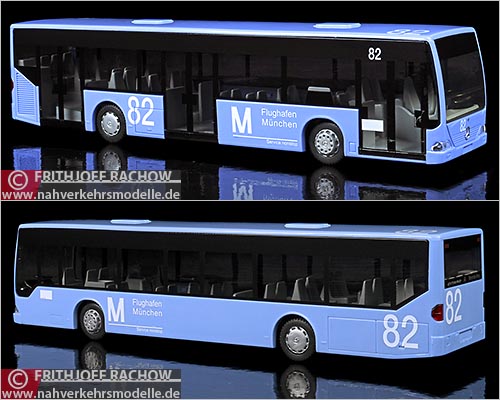 Rietze Busmodell Artikel 66994 Mercedes Benz O 530 Citaro Ü Münchner Flughafen Vorfeldbus
