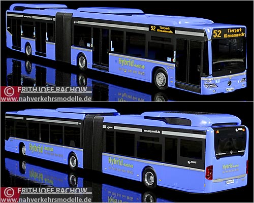 AWM MB O530G hybrid MVG München Sondermodell Modellbus Busmodell Modellbusse Busmodelle