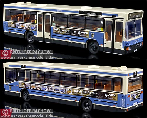 Rietze Busmodell Neoplan N 416 S L 2 Stadtwerke Mnchen Sondermodell Omnibusclub Punkt de