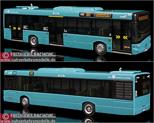 VKModelle Solaris U 12 Frankfurt Modellbus Busmodell Modellbusse Busmodelle