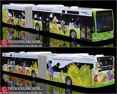 Rietze Busmodell Artikel 67083 Mercedes-Benz O 530 Citaro G E 4 Facelift Eswe Wiesbaden