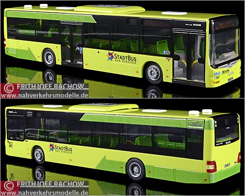 Rietze Busmodell Artikel 67479 M A N Lion's City Euro 6 Stadtverkehr Bad Hersfeld