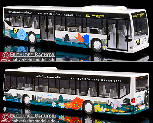 Rietze Busmodell Artikel 62570 Mercedes-Benz O 530 Citaro  Hanauer Straenbahn Landesgartenschau 2002