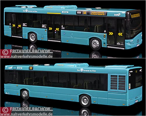 VKModelle Solaris U 12 Frankfurt Verkehrsgemeinschaft Frankfurt Modellbus Busmodell Modellbusse Busmodelle