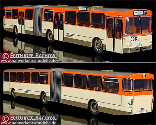 Rietze Busmodell Artikel 74506 Mercedes-Benz O 305 G Stlb Verkehrsgesellschaft Frankfurt am Main