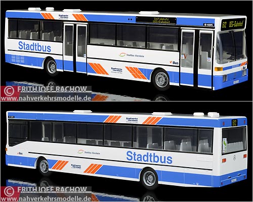 Rietze Busmodell Artikel 71801 Mercedes Benz O 405 Stadtwerke Viernheim