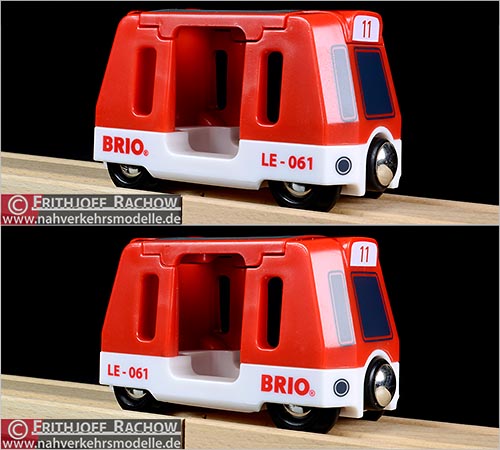 Brio Staenbahwagen mit Figur Artikel Nummer 33627