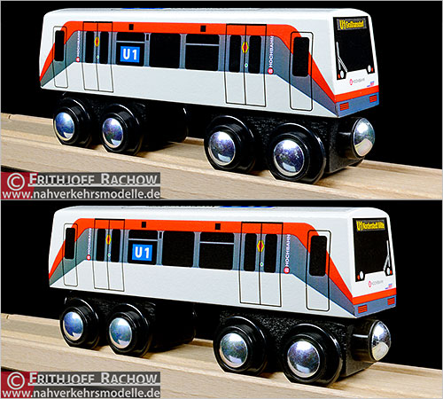 Andreas Bauer und Sohn U-Bahn Holz U-Bahn Hamburger Hochbahn