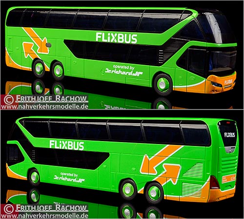 Rietze Busmodell Artikel 69041 Neoplan Skyliner 2011 Flixbus Dr. Richard