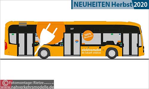 Rietze Busmodell Artikel 75528 Mercedes-Benz eCitaro Heag mobilo Darmstadt