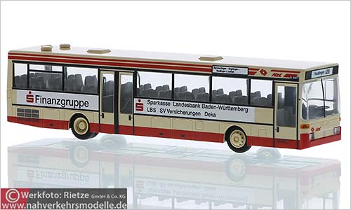 Rietze Busmodell Artikel 77322 Mercedes-Benz O 407 Hohenzollerische Landesbahn