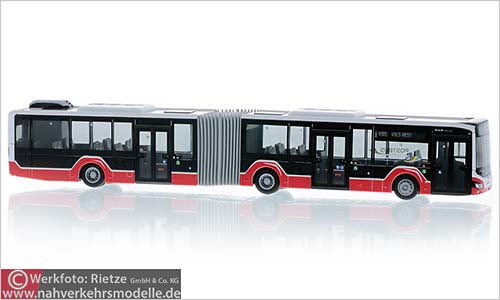 Rietze Busmodell Artikel 75809 M A N Lions City 18 2018 Postbus Wiener Linien