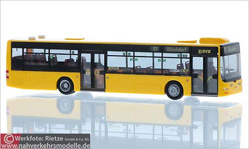 Rietze Busmodell Artikel 74742 M A N Lions City Dresdner Verkehrsbetriebe